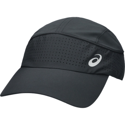 Asics Running Light Woven Cap Performance Black หมวกวิ่งพร้อมแถบสะท้อนแสง