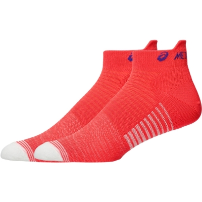 Asics Unisex Metaspeed Socks Ankle Flash Red/Edo Purple | ถุงเท้าวิ่งสำหรับวันแข่งขัน