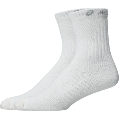 Asics Unisex Metaspeed Socks Crew Brilliant White | ถุงเท้าวิ่งสำหรับวันแข่งขัน