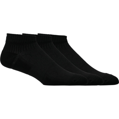 Asics Practice Ankle 3P Performance Black ถุงเท้ากีฬาแบบข้อสั้น