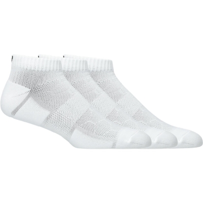 Asics Practice Ankle 3P Brilliant White ถุงเท้ากีฬาแบบข้อสั้น