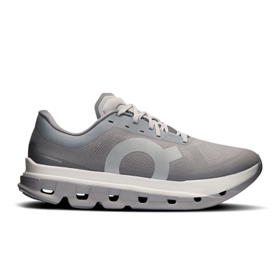 On Men's Cloudflow 5 Alloy | Rock | รองเท้าวิ่งสำหรับทำความเร็วที่เบาและตอบสนองได้ดี