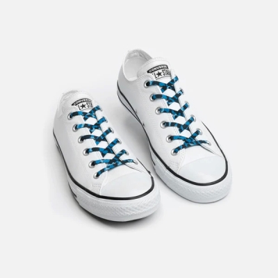 Xpand Original No-Tie Flat Lacing System-Blue Camo เชือกรองเท้าแบบไม่ต้องผูก