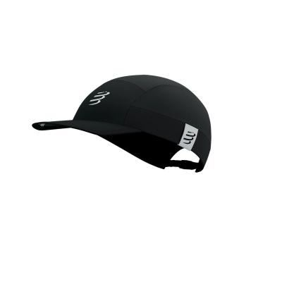Compressport 5 Panel Light Cap - Black หมวกวิ่ง