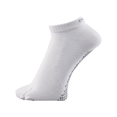 Dmyth Premium Support Socks 5ToeNoShow White ถุงเท้ากอล์ฟ