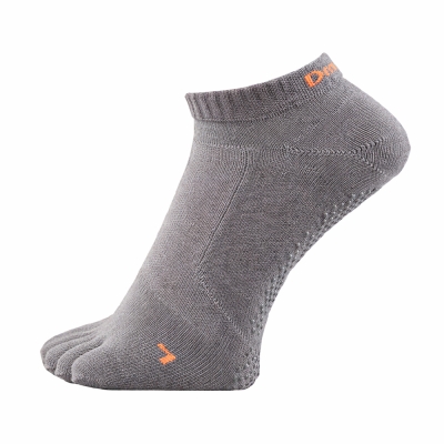 Dmyth Premium Support Socks 5ToeNoShow Gray ถุงเท้ากอล์ฟ