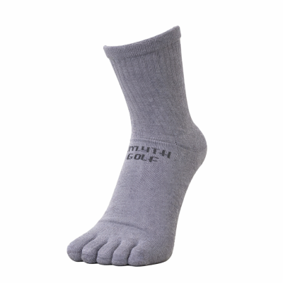 Dmyth Premium Support Socks 5Toe Middle Gray ถุงเท้ากอล์ฟ
