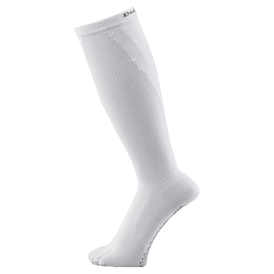 Dmyth 5Toe High Socks White ถุงเท้ากอล์ฟแยกนิ้ว