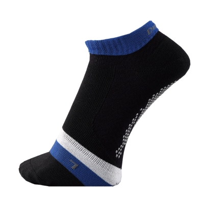 Dmyth Premium Support Socks NoShow Stripe Black ถุงเท้ากอล์ฟ
