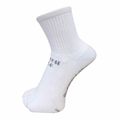 Dmyth Premium Support Socks Middle White ถุงเท้ากอล์ฟ