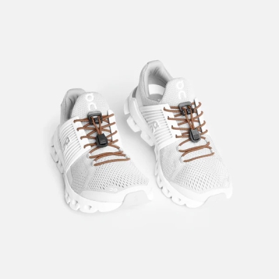 Xpand Quick-Release Round Lacing System-Brown เชือกรองเท้าแบบกลมไม่ต้องผูก