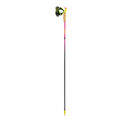 LEKI Ultratrail Fx.One Superlite Neonpink-Neonyellow-Naturalcarbon ไม้เทรลพับเก็บง่าย