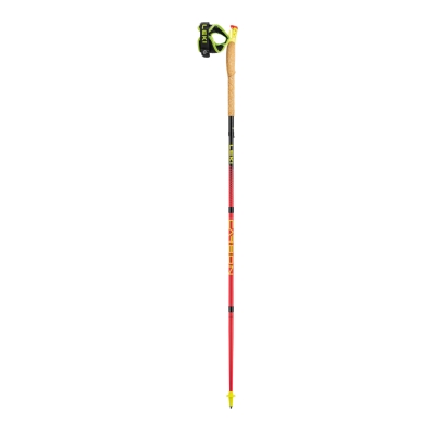 LEKI Ultratrail Fx.One Bright Red-Black-Neonyellow ไม้เทรลพับเก็บง่าย