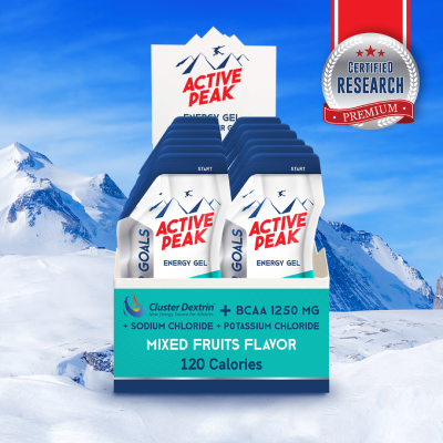 Active Peak Energy Gel Mixed Fruits 12 ซอง