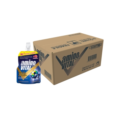 amino VITAL Energy gel อะมิโน ไวทัล เจลพลังงานผสมกรดอะมิโนพร้อมทาน 100 กรัม x 24 ซอง (ลัง)