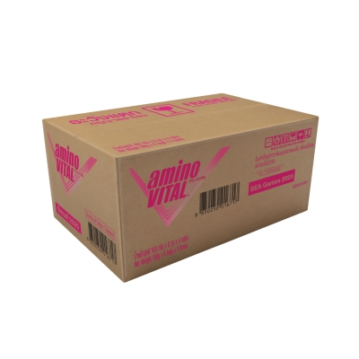 Amino Vital Energy Gel Mixed Fruits 100 g. อะมิโน ไวทัล เจลพลังงานผสมกรดอะมิโนพร้อมทาน 100 กรัม x 24 ซอง (ลัง)