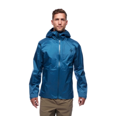 Black Diamond Treeline Rain Shell - Men's (Astral Blue)