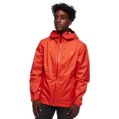 Black Diamond Treeline Rain Shell - Men's (Octane)