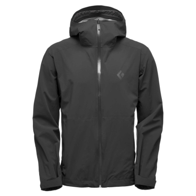 Black Diamond Stormline Stretch Rain Shell - Men's (Black)
