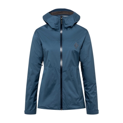 Black Diamond Stormline Stretch Rain Shell - Women's (Ink Blue)