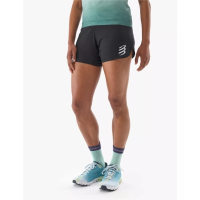 Compressport Performance Short W Black กางเกงวิ่งน้ำหนักเบา