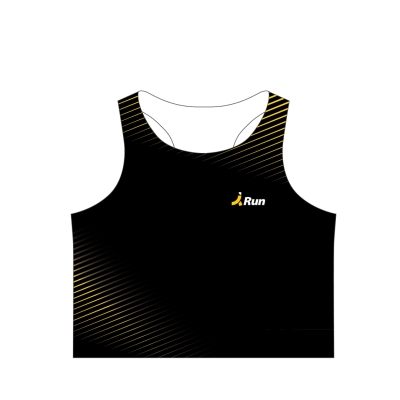 BananaRun Women's Athlete Elite Racing Crop เสื้อครอปวิ่ง