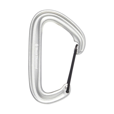 Black Diamond LiteWire Carabiner Light Gray