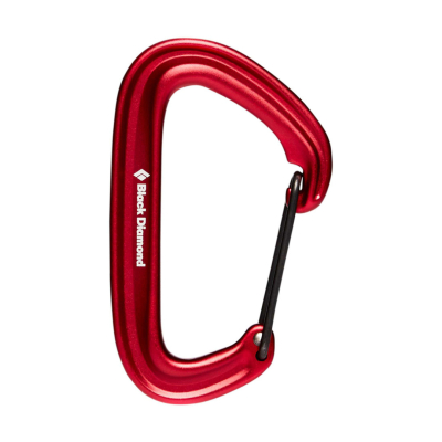 Black Diamond LiteWire Carabiner Red