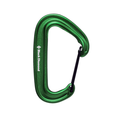  Black Diamond MiniWire Carabiner Green