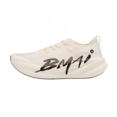 Bmai Unisex Amazing Carbon 3.0 Turbo All White รองเท้าวิ่งคาร์บอน