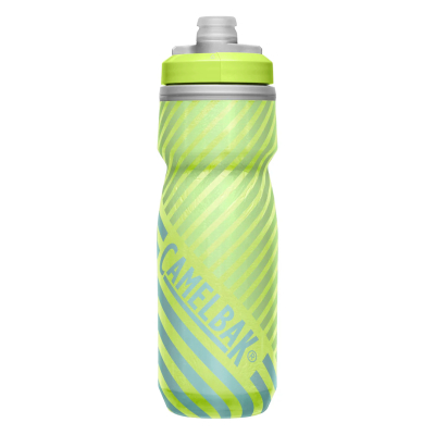 CamelBak Podium Chill Outdoor Bottle 620ml Lime/Blue Stripe