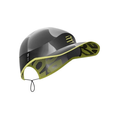 Compressport Pro Racing Cap Black/White Print