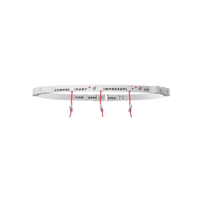 Compressport Race Belt White