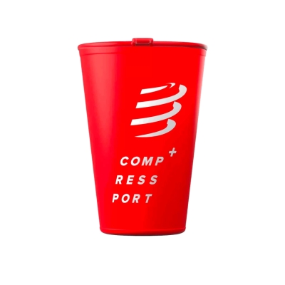 Compressport Fast Cup Red 200ml ถ้วยน้ำพกพา