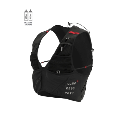 Compressport Ultrun S Pack Evo 15 Black เป้น้ำวิ่งเทรล