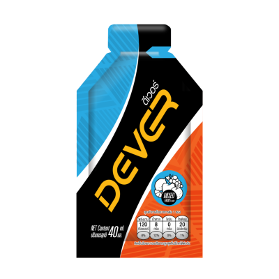 Dever Energy Gel Mixed Fruit เจลให้พลังงานดีเวอร์ 40 ml.