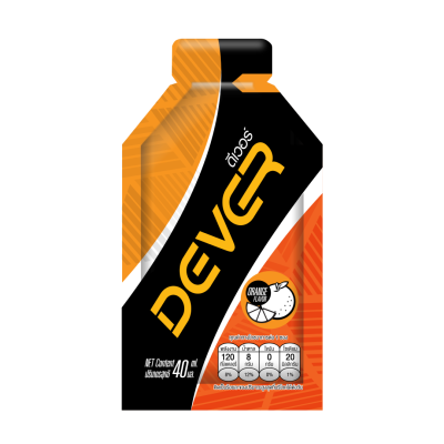 Dever Energy Gel Orange เจลให้พลังงานดีเวอร์ 40 ml.