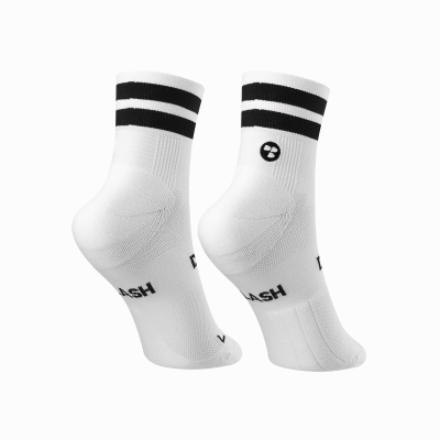 Personalbest Performance Sock Low Double Slash - White ถุงเท้าวิ่ง