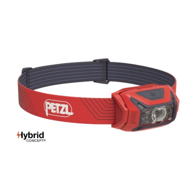 Petzl ACTIK Headlamp 450 Lumens Red