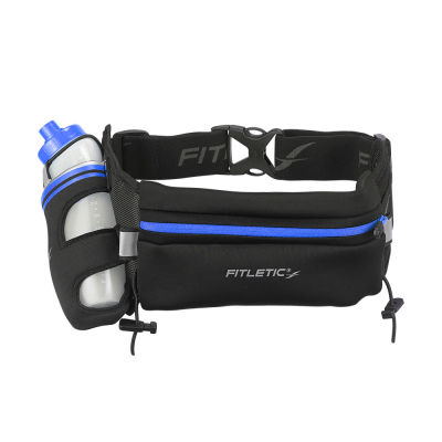 Fitletic Fully Load Hydration Belt 12 oz Blue กระเป๋าคาดเอวพร้อมขวดน้ำ