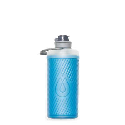 Hydrapak Flux 1.0L Tahoe Blue | ขวดน้ำที่พับเก็บได้ เพื่อการเดินทางที่ไร้ขีดจำกัด