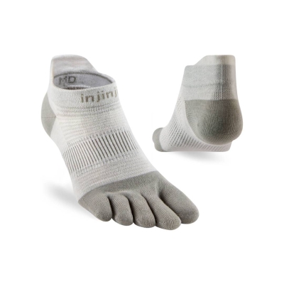 Injinji Run Lightweight No-Show 2025 Sand ถุงเท้าวิ่งแบบแยกนิ้ว