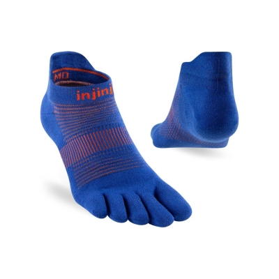 Injinji Run Lightweight No-Show 2025 Sapphire ถุงเท้าวิ่งแบบแยกนิ้ว