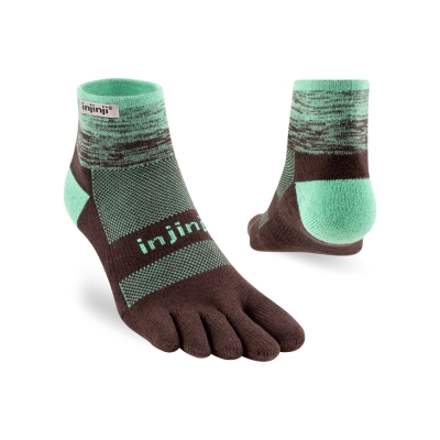 Injinji Trail Midweight Mini-Crew Mint ถุงเท้าแยกนิ้ว