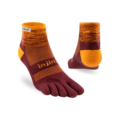 Injinji Trail Midweight Mini-Crew Solar ถุงเท้าแยกนิ้ว