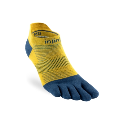 Injinji Run Lightweight No-Show 2024 Royal Yellow ถุงเท้าวิ่งแบบแยกนิ้ว