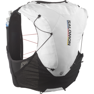 Salomon ADV Skin 12 Race Flag Set เป้วิ่งเทรล 12 ลิตร สี Black / White