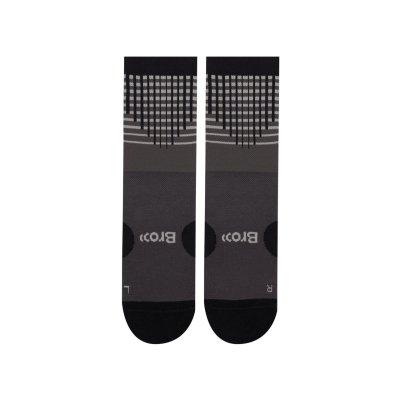 brooo Low Crew Socks SS24 Charcoal