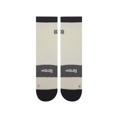 brooo Low Crew Socks Trail SS24 Ivory White