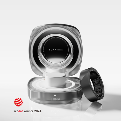 LUNA GEN 2 SMART RING LUNAR BLACK แหวนอัจฉริยะติดตามสุขภาพ